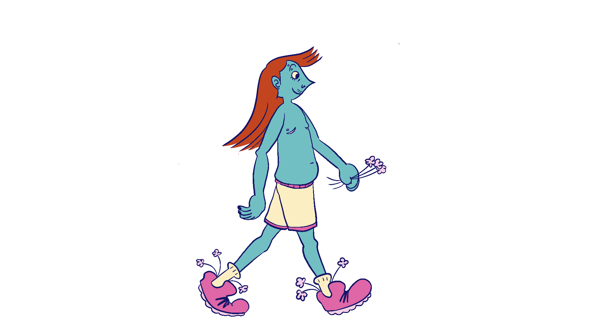 Mud Walk - Character walk cycle