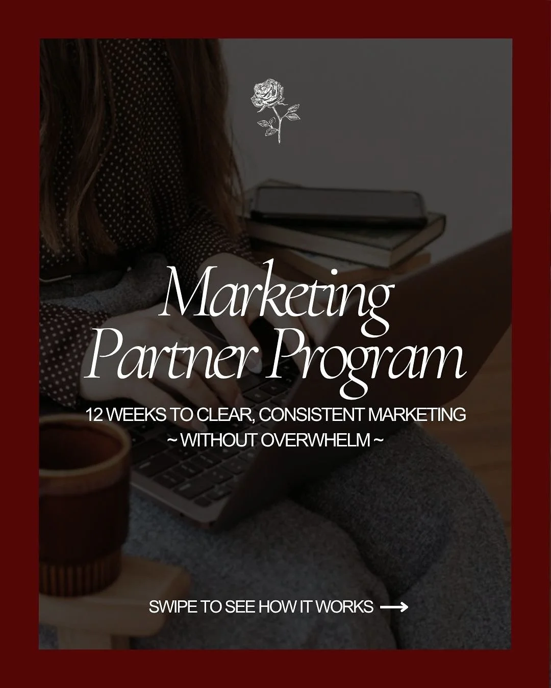 Health &amp; Wellness Providers, this one&rsquo;s for you! 

We&rsquo;re building case studies in your niche, so we&rsquo;ve created a one-time, lowest-entry, highest-value program we&rsquo;ll ever run for this space.

The 12-week Marketing Partner P
