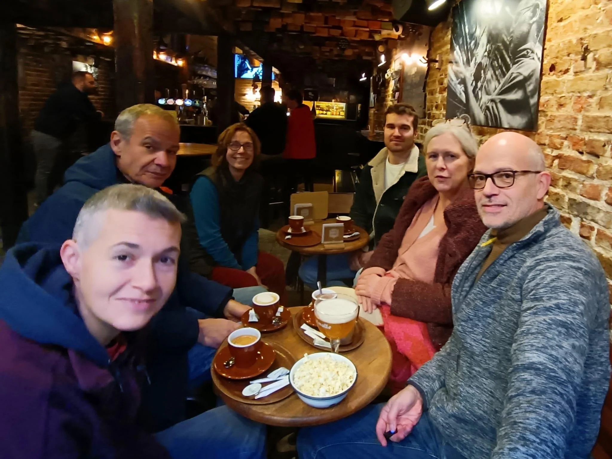 Digitale koffieklets met Lise en Xander