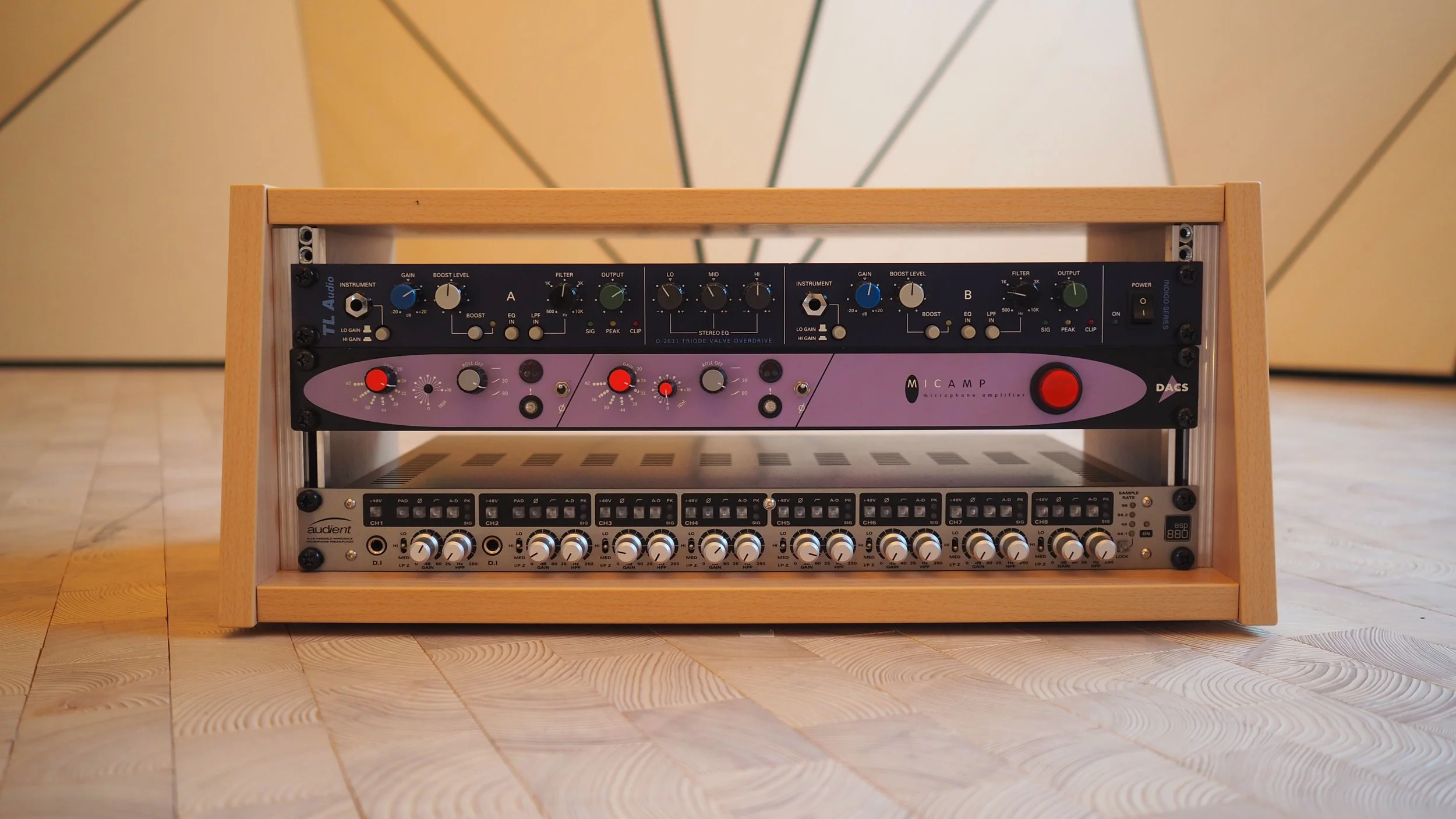 DACS Micamp I, Audient ASP880, TL-Audio 2031 Valve DI / overdrive 