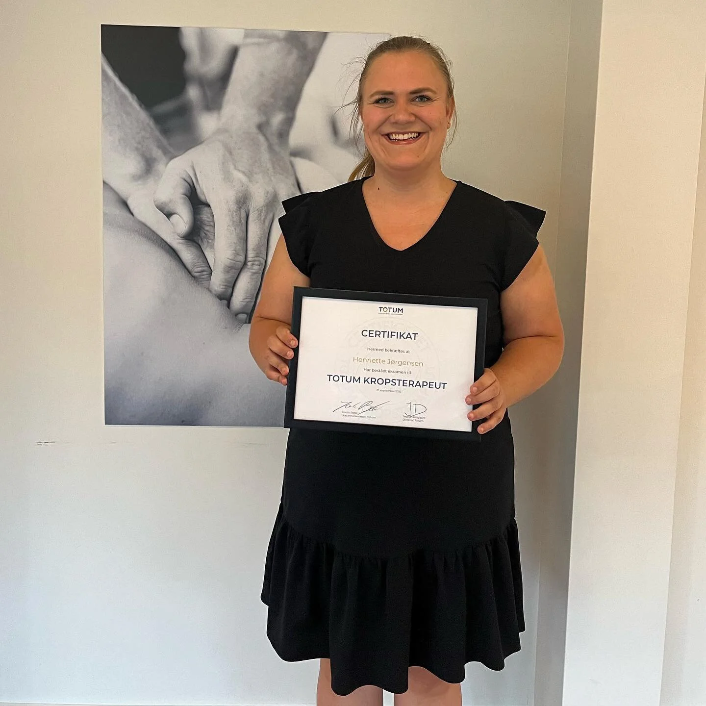 Jeg er uddannet totum kropsterapeut ☀️
