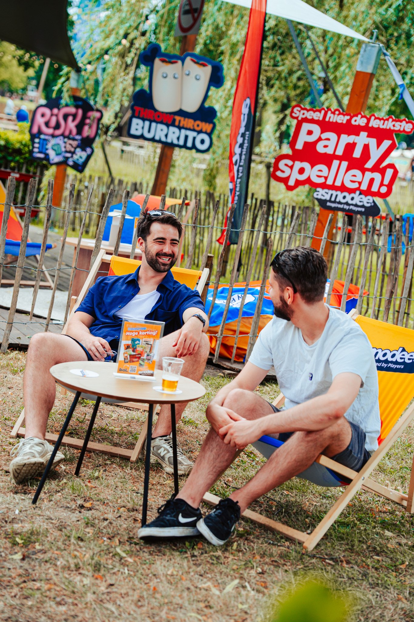 asmodee spellen promotie In Het Volkspark Festival Enschede