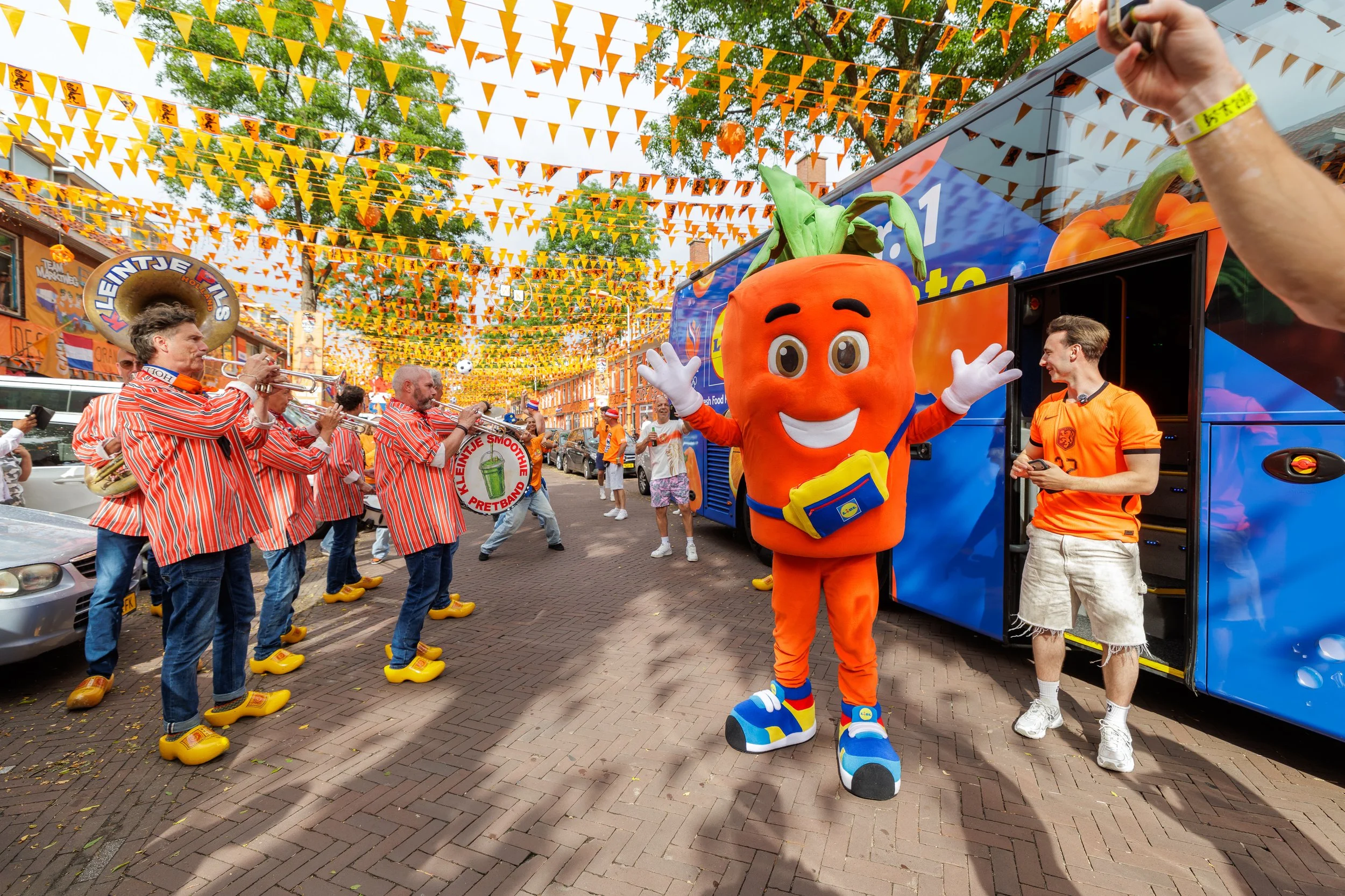 Lidl WK Voetbal 2026 in de Oranjestraat activatie