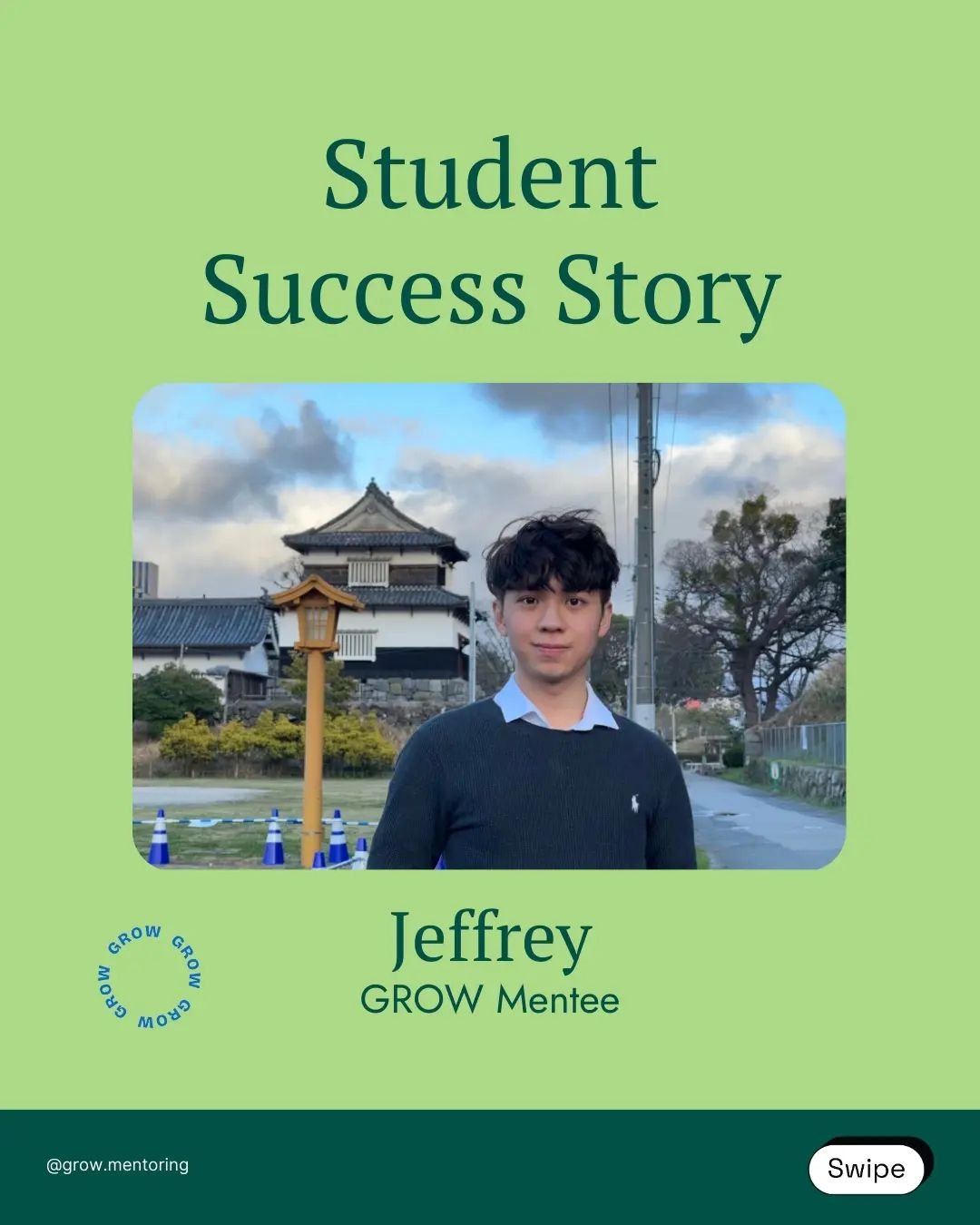 Success Story | Mentee to Clifford Chance future trainee ⭐️

Meet Jeffrey, a future trainee at Clifford Chance, who received two training contract offers last year! His experience at GROW played an instrumental role in this achievement, with his ment