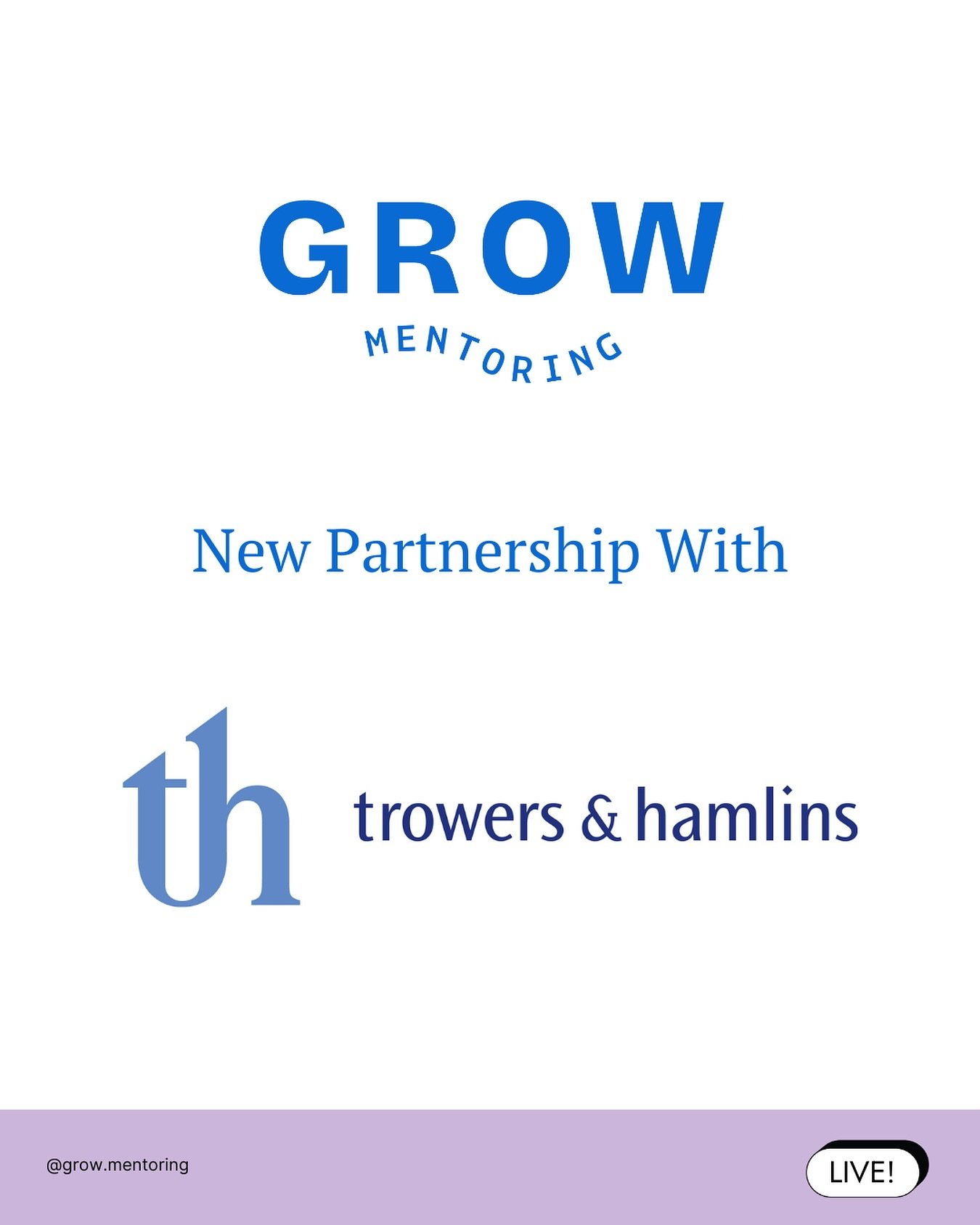 Introducing GROW x Trowers &amp; Hamlins, our latest exclusive partnership!

Delighted to be partnering with Trowers &amp; Hamlins, an international law firm with offices across the UK, Middle East and Asia. Over the next six months, 45 industry prof