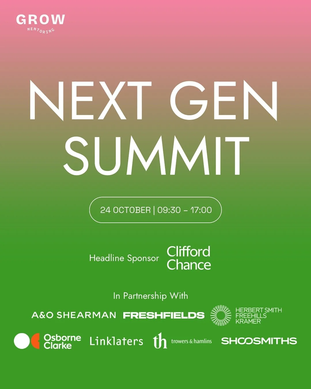 NOW LIVE: Next Gen Summit 2025 🪄

Our limited in-person tickets have swept in from the Emerald City - secure yours now via the 🔗 in our bio before they disappear in a swirl of magic!

Date: 24 October 2025
Time: 09:30 &ndash; 17:00
Format: Hybrid
L