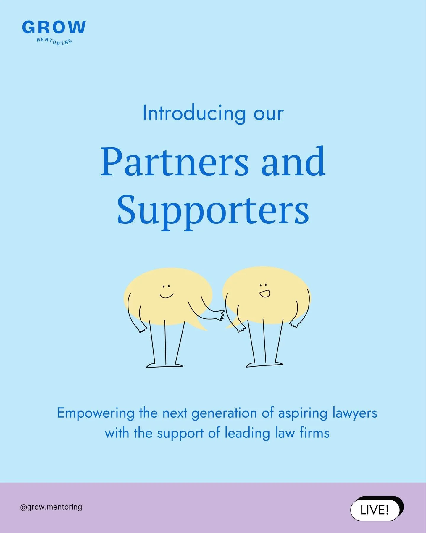 Introducing GROW&rsquo;s latest partnerships, part 2! 🚀 

We&rsquo;re thrilled to welcome these fantastic firms as we continue empowering the next generation of lawyers and widening access to the profession. Their support allows us to continue openi