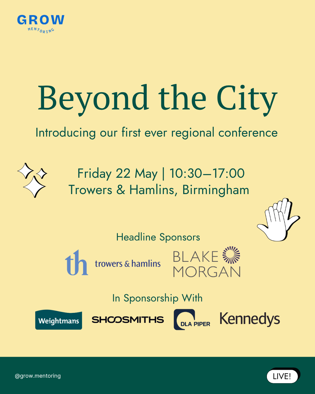 We are hosting our first ever regional conference, featuring 6 top law firms. From senior and junior lawyer panels to commercial insight and skills sessions, Beyond the City shines a light on legal careers beyond London.