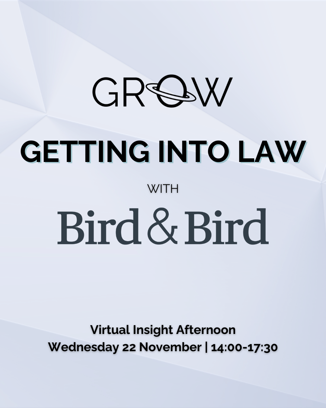 We partnered with Bird&Bird to provide the GROW community with unique insights into career opportunities with the Firm, its expertise and exclusive application advice. Click above to read more.