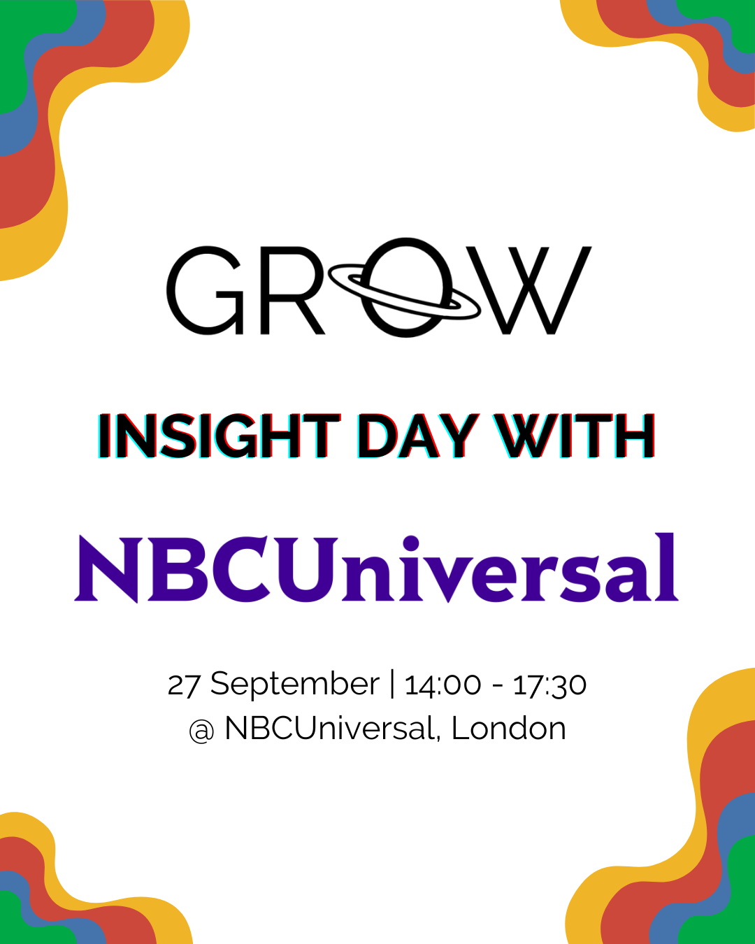 We partnered once again with the NBCUniversal Legal Team to provide the GROW Community with an exclusive in-person experience at their London offices. Click above to read more.