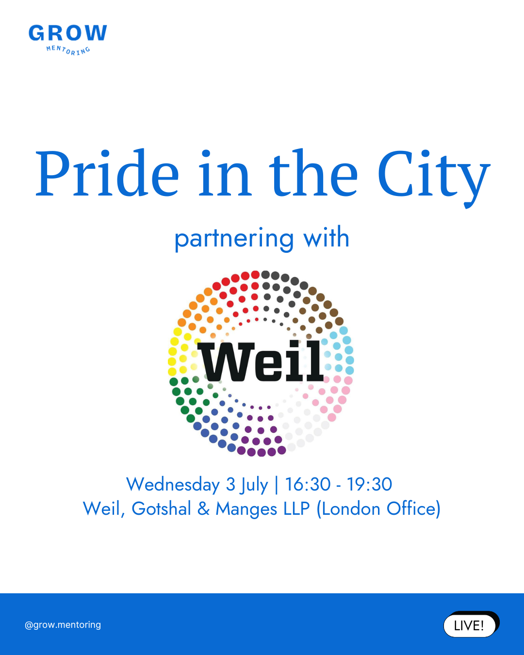 We welcomed aspiring lawyers to Weil's London office for an afternoon with unique insights into what it means to be an LGBTQ+ individual working in law, including powerful stories and great networking opportunities with members of WeilPride, the Firm