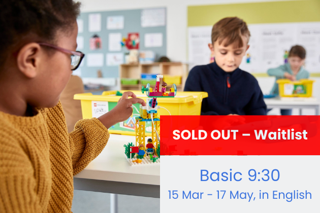 H_Basic Robotics 7-week | Saturdays, Mar 15 - May 17 | 9:30 - 11:00 | English