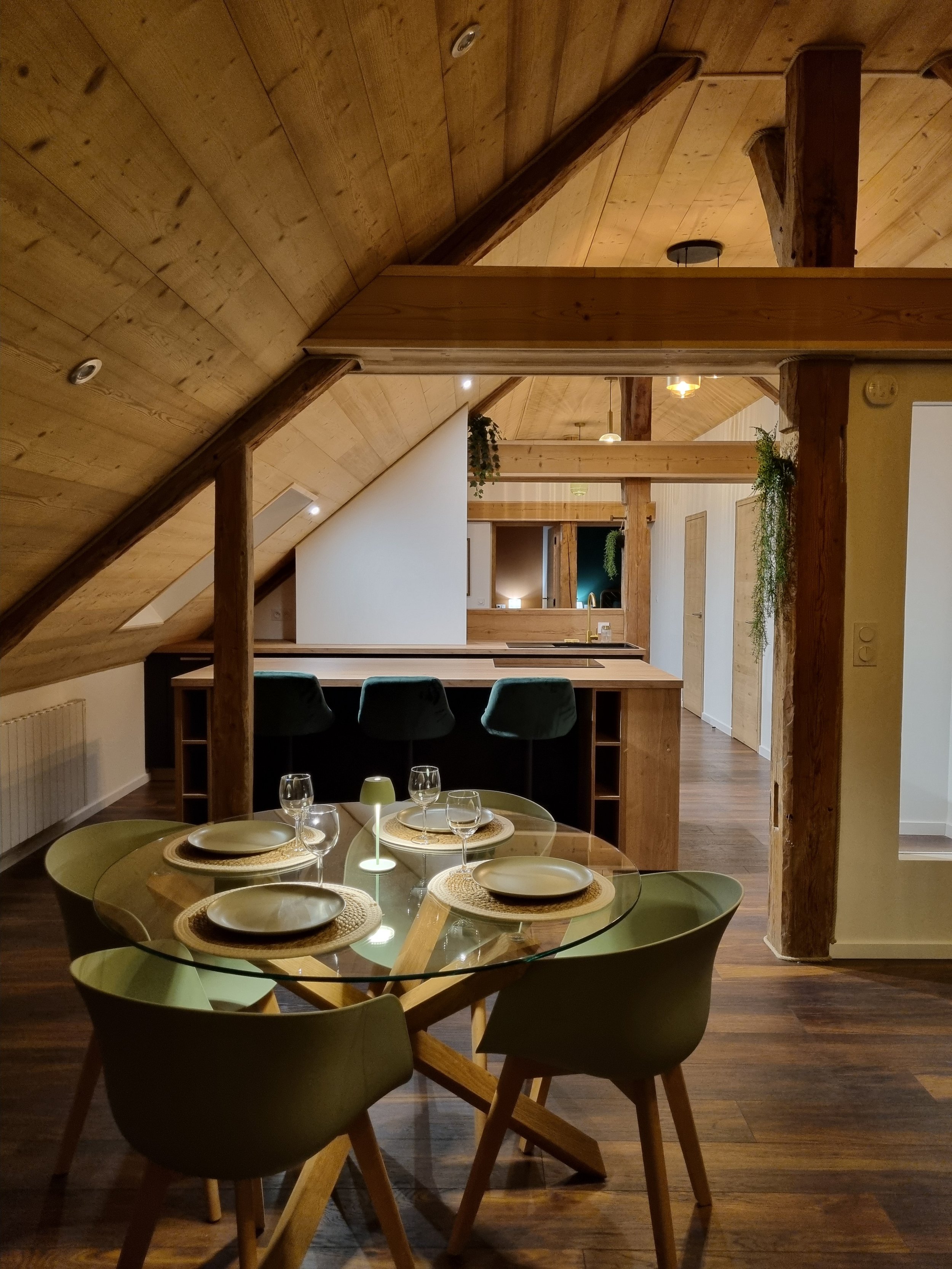 Aménagement de comble en logement de 82 m²