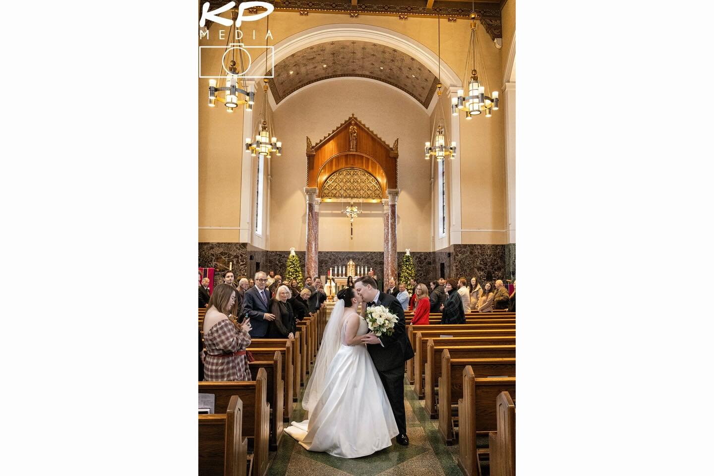 Sending a big congratulations out to Jess and Mike! Thank you to everyone &mdash; bridal party, family members, friends and family &mdash; for braving the cold weather and keeping the smiles going strong!