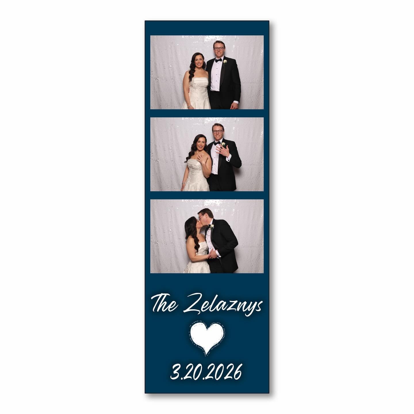 Congrats to Joanna and Michael! Thank you for having our photo booth capture your wedding reception memories!