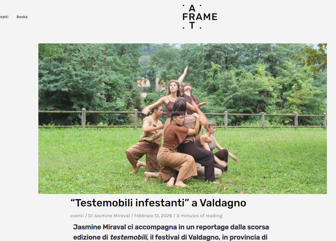 Davide Sozio press coverage, featured in Art Frame.
