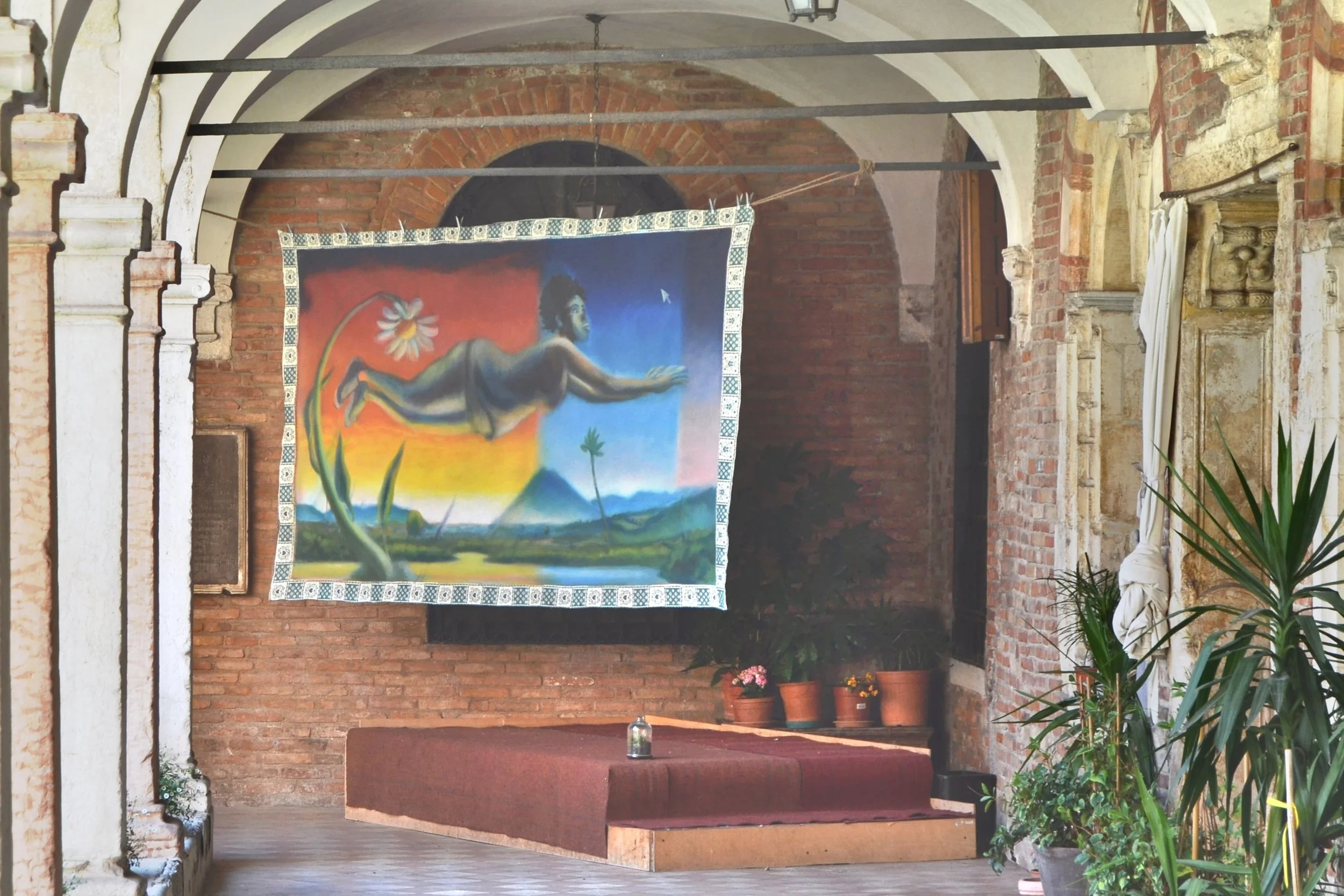 Chorus, group exhibition featuring Davide Sozio at the Chiostri di San Lorenzo, Vicenza, 2023 - installation view.