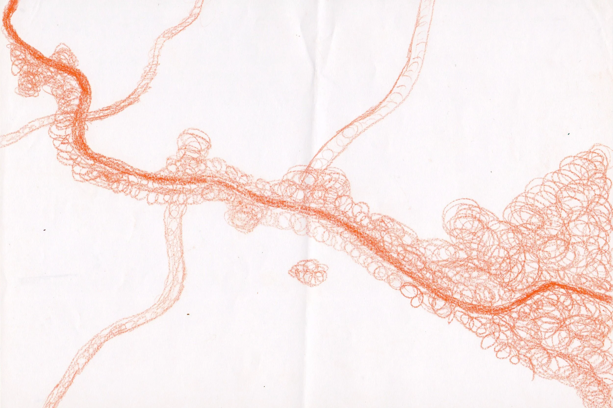 Fifteen Thousand Steps by Davide Sozio, a participatory art project with IUAV University of Venice, 2026 - student drawing 1.