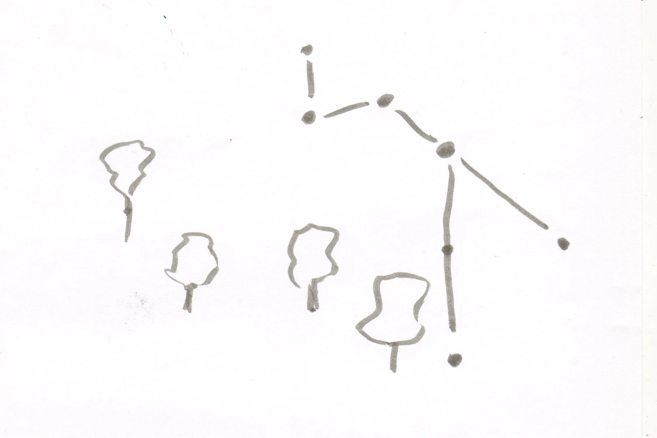 Fifteen Thousand Steps by Davide Sozio, a participatory art project with IUAV University of Venice, 2026 - preparatory drawing 8.