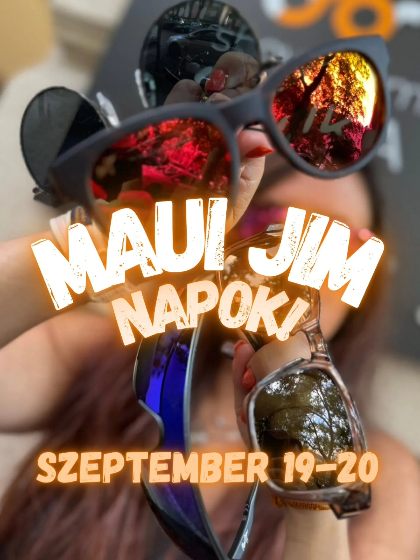 Csak nem a következő kedvenc napszemüvegedet keresed?
Szeptember 19-20-án búcsút intünk a nyárnak egy szuper Maui Jim eseménnyel:
👌Teljes Maui Jim készlet (masszív böngész&e