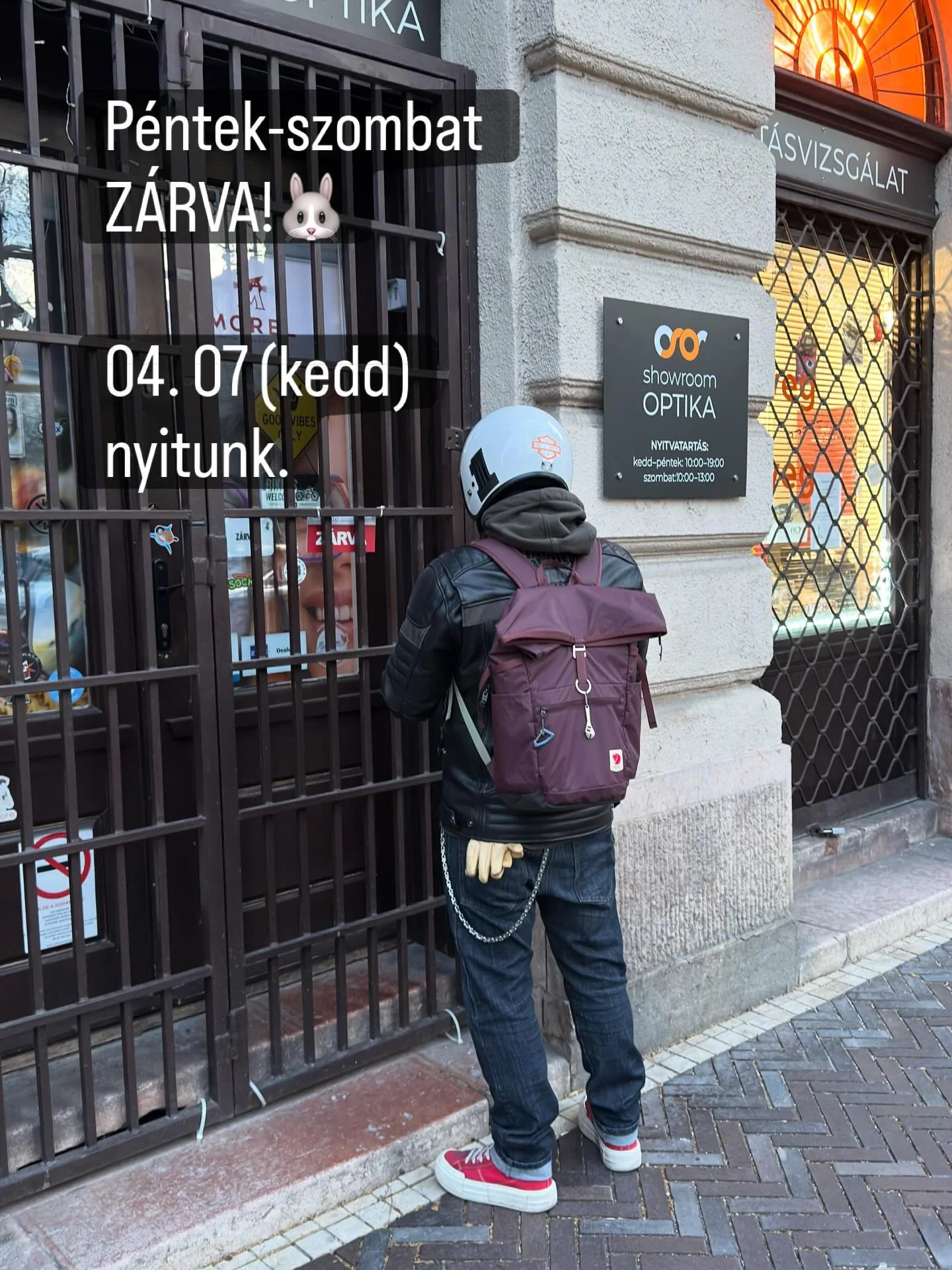 Sziasztok, mi most elvonulunk k&oacute;m&aacute;sra enni magunkat kal&aacute;ccsal. Rem&eacute;lem nektek amb&iacute;ci&oacute;zusabb terveitek vannak🤓🐰
Tali &uacute;jra kedden, addig is j&oacute;k legyetek!
Tibi &amp; &Aacute;gi