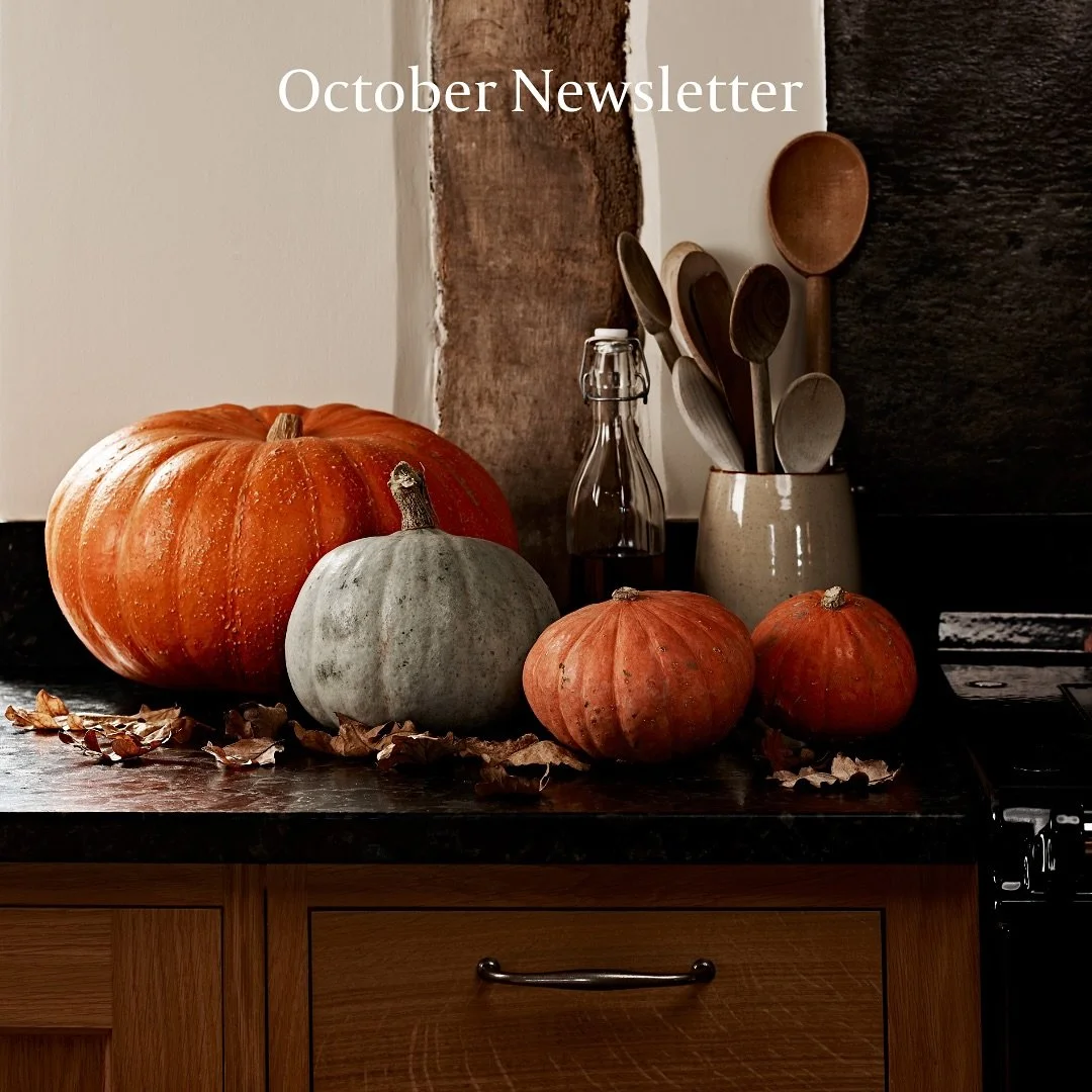 Pop the kettle on and pull up a chair!
 
Our October newsletter is here (link in bio). It&rsquo;s a lovely opportunity to have a look at how we designed our client&rsquo;s kitchen to their precise brief- to evoke the character and style of an 18th ce