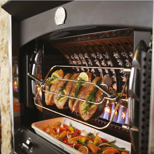 La Cornue Flamberge with food Figura Ltd Chiddingfold Surrey