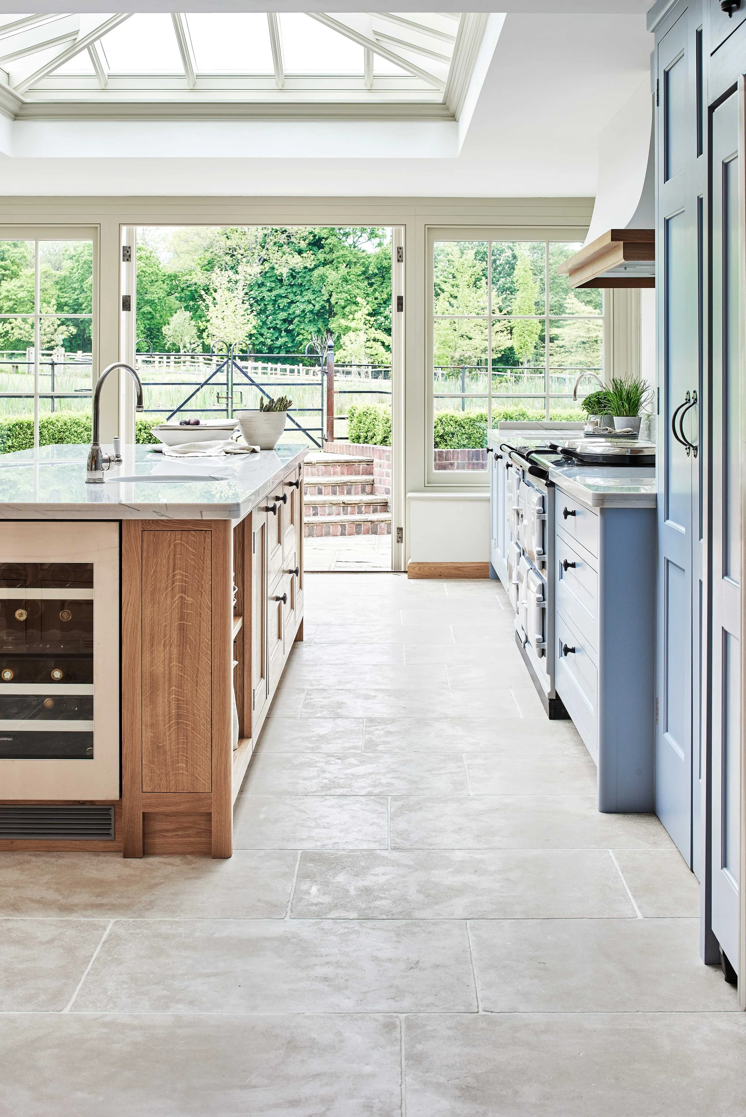 Bespoke handmade kitchen cabinetry designed for a luxury Surrey property.