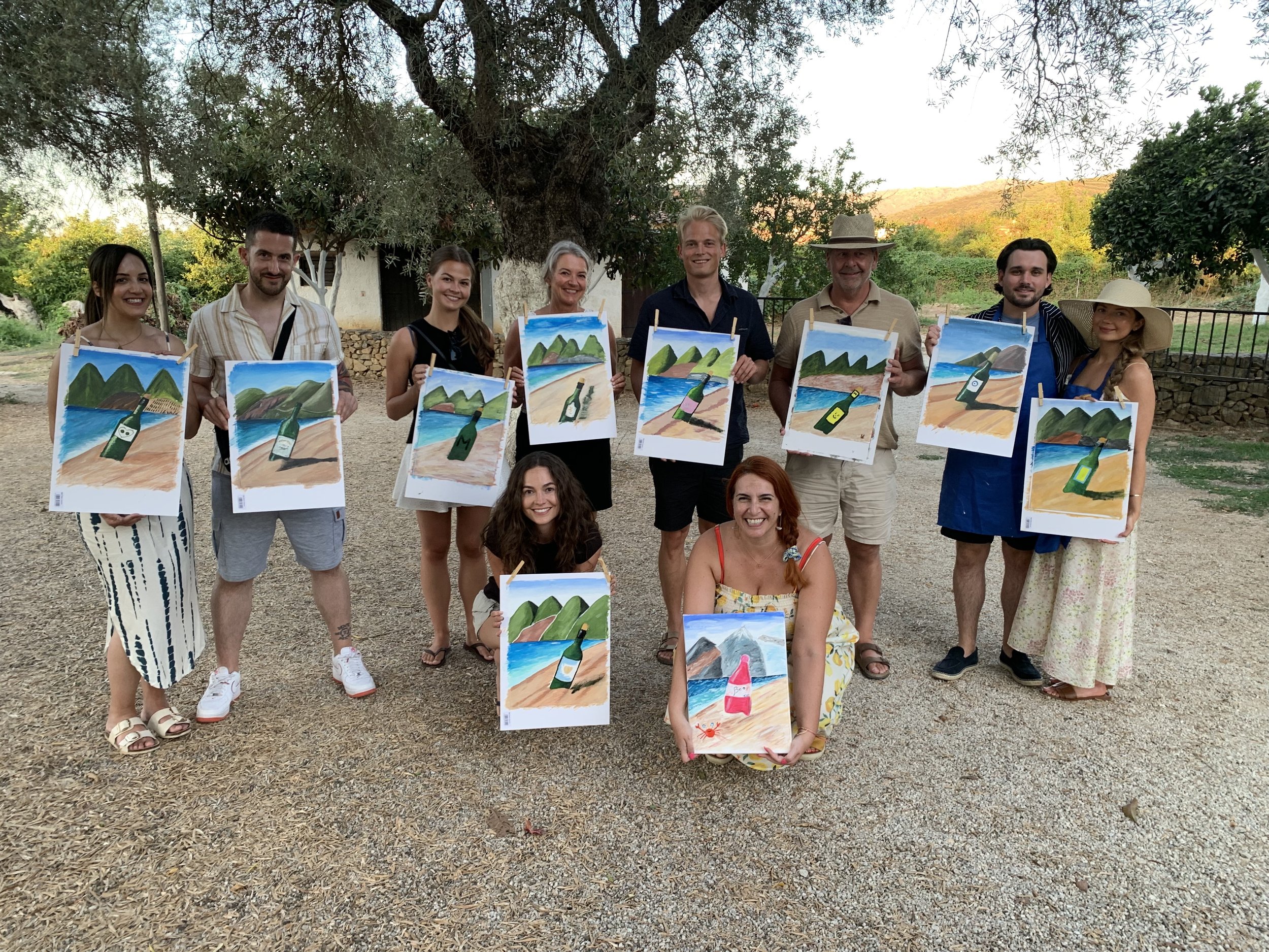 Manousakis Winery Paint Event