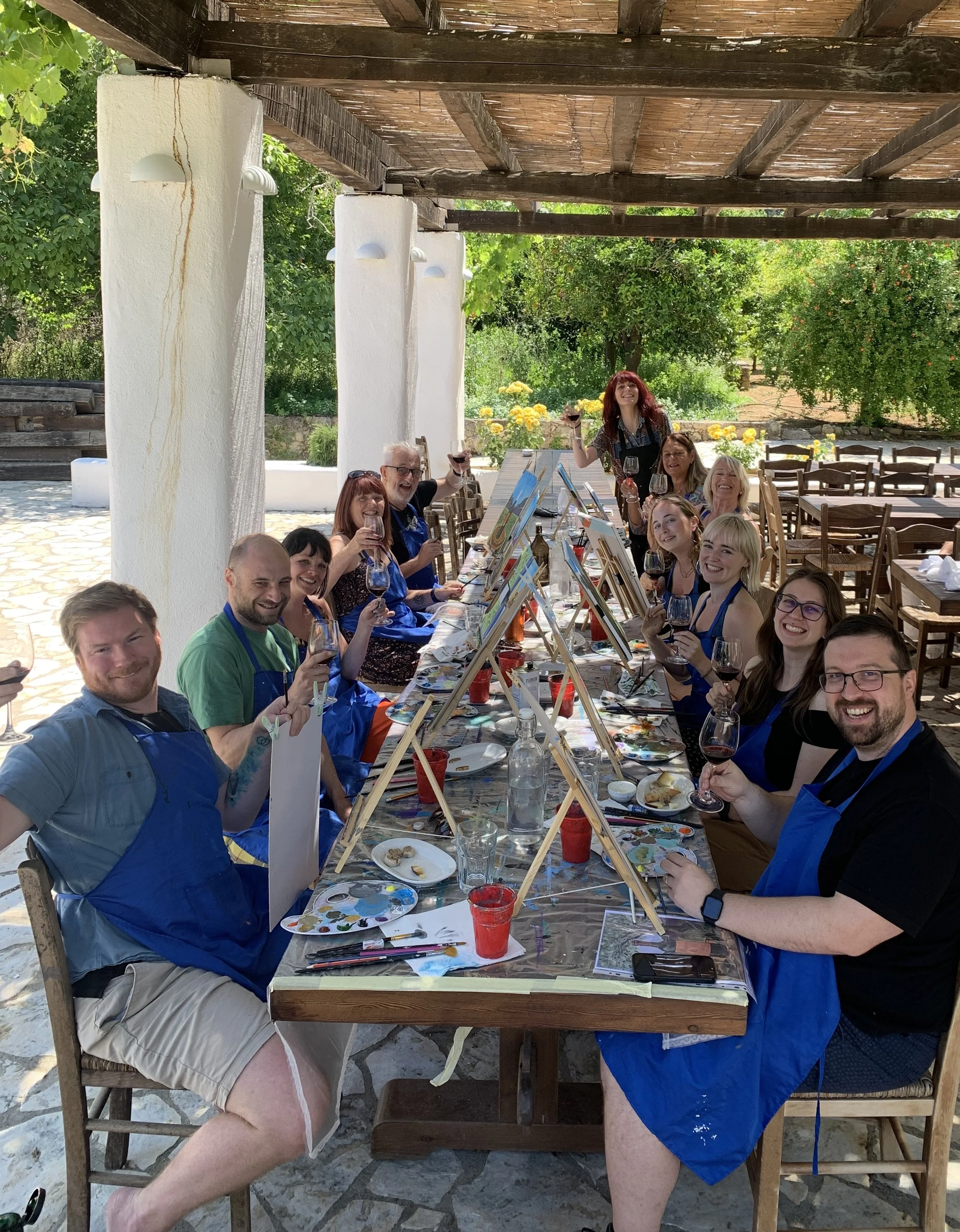 Manousakis Winery Paint Event