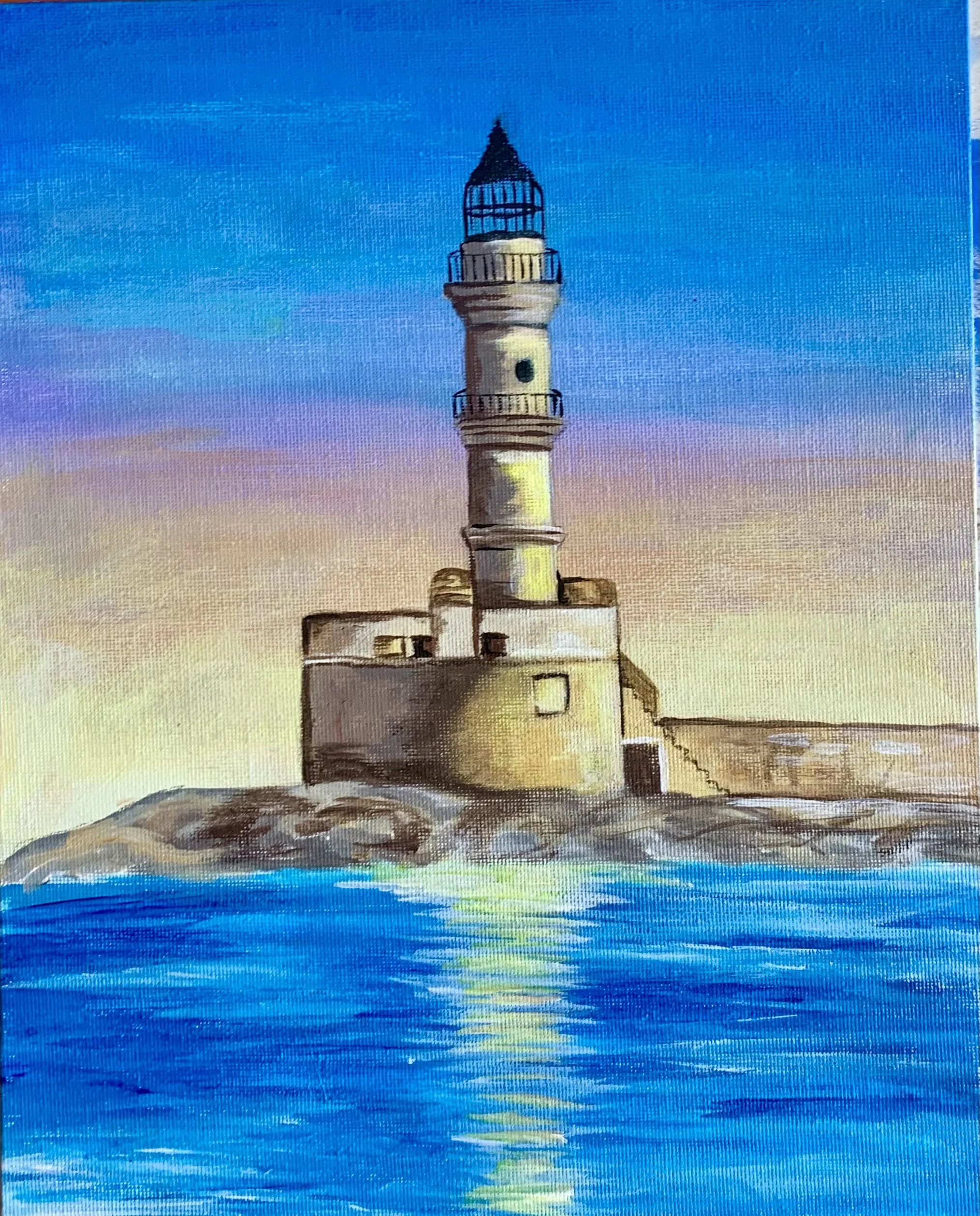 Paint & Mimosa Morning- Painting The Iconic Chania Lighthouse