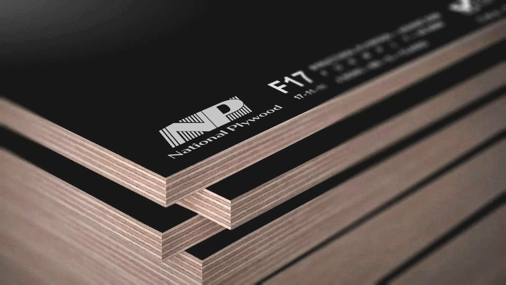 F17 Formply panels with identifiable product marking