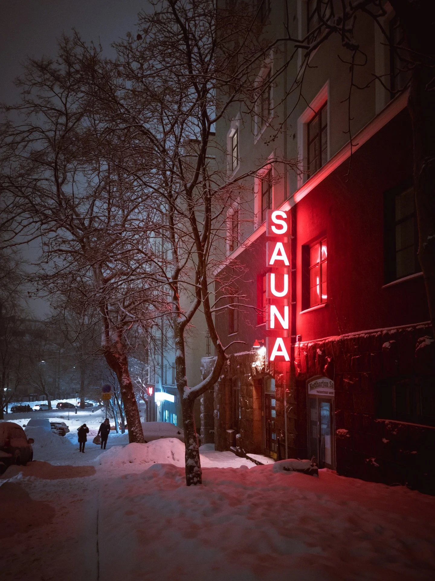 Winter bits from Helsinki ❄️📸💯 The first one, the sign of Kotiharjun sauna in Kallio, Helsinki, is one of my favorite signs in the whole city! The sign itself is worth the visit but also the sauna - it&rsquo;s a great place to experience the authen