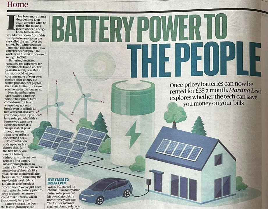 Slash your Electricity Bills, just like The Sunday Times recently reported.