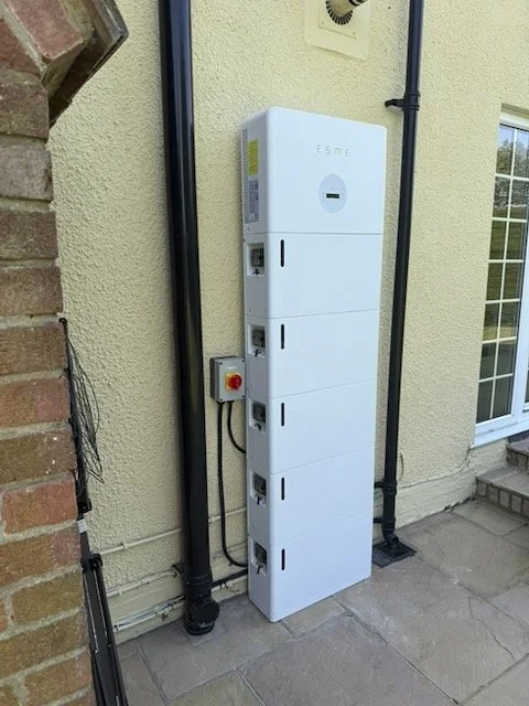 25kWh of battery storage before the cover was fitted