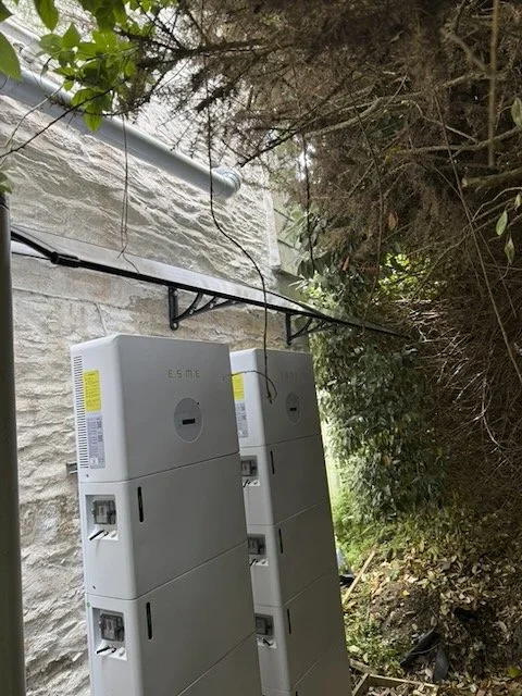 Two towers making up 50kWh of storage.