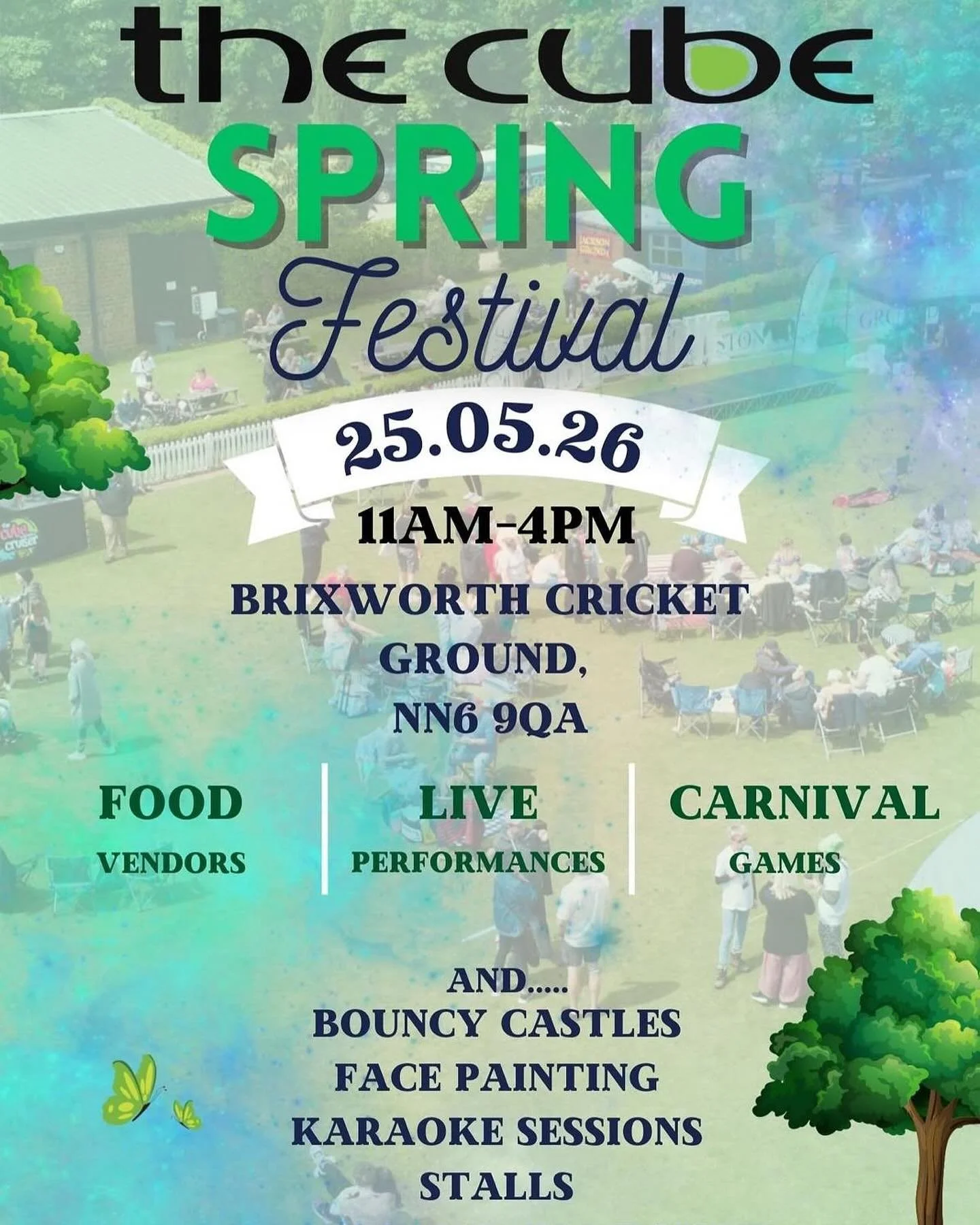 🌸Spring Festival 2026 &ndash; You&rsquo;re Invited! 🌸

Mark your calendars for Monday 25th and join us at Brixworth Cricket Club from 11am&ndash;4pm for a fantastic day out! 🎉

🌟 Fully inclusive event with accessible toilet facilities 🍔 Deliciou