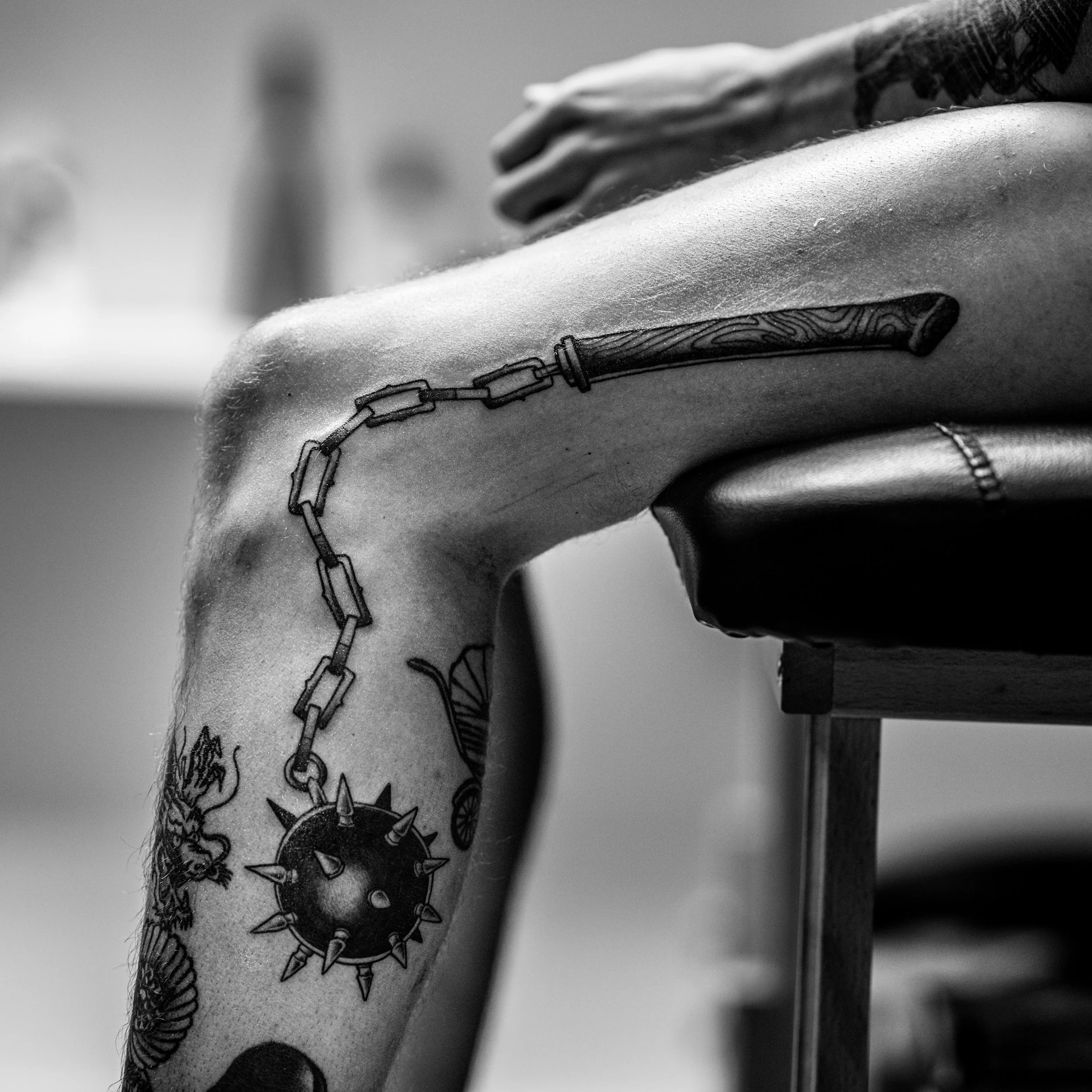 flail tattoo traditional.jpeg