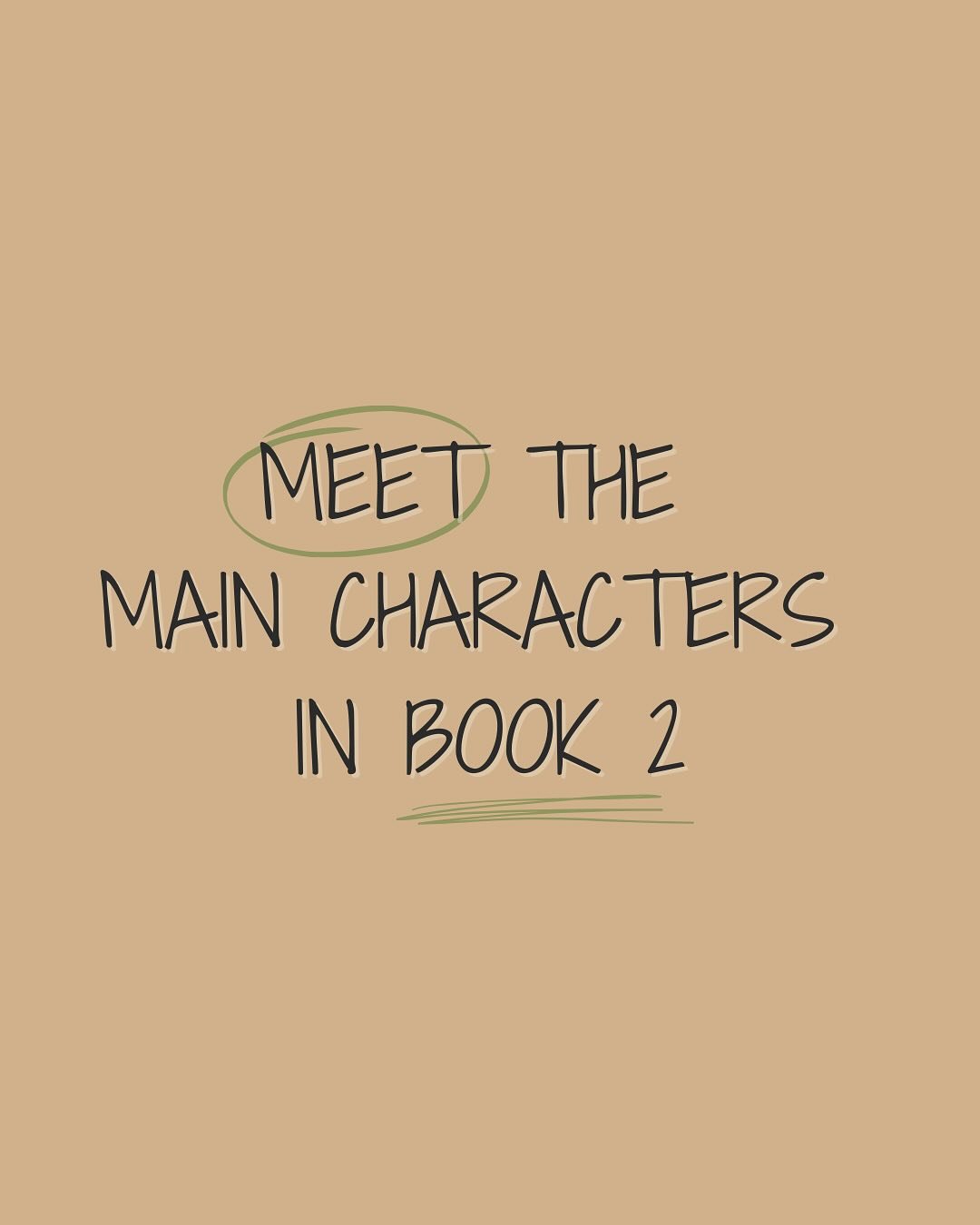 meet book two&rsquo;s characters! ✨🫶🏼

i am so excited for you guys to get your hands on book two and to finally meet both of the characters - these two hold such a special place in my heart, i can&rsquo;t wait to hear what you guys think of them! 