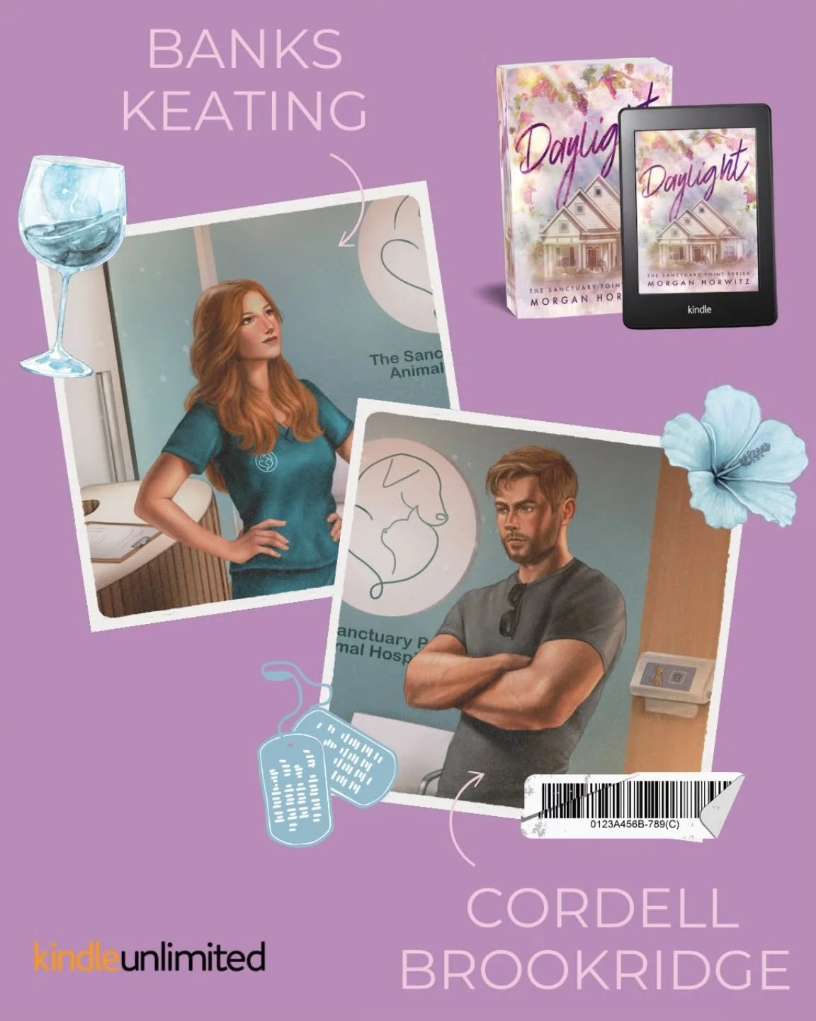 ✨️ what happens when a new veterinarian in town is empathetic for all things but afraid to get attached to a man and runs into a grumpy broody ex-military man who doesn't want to refall in love again? ✨️

📖 Daylight is about a veterinarian who is ne