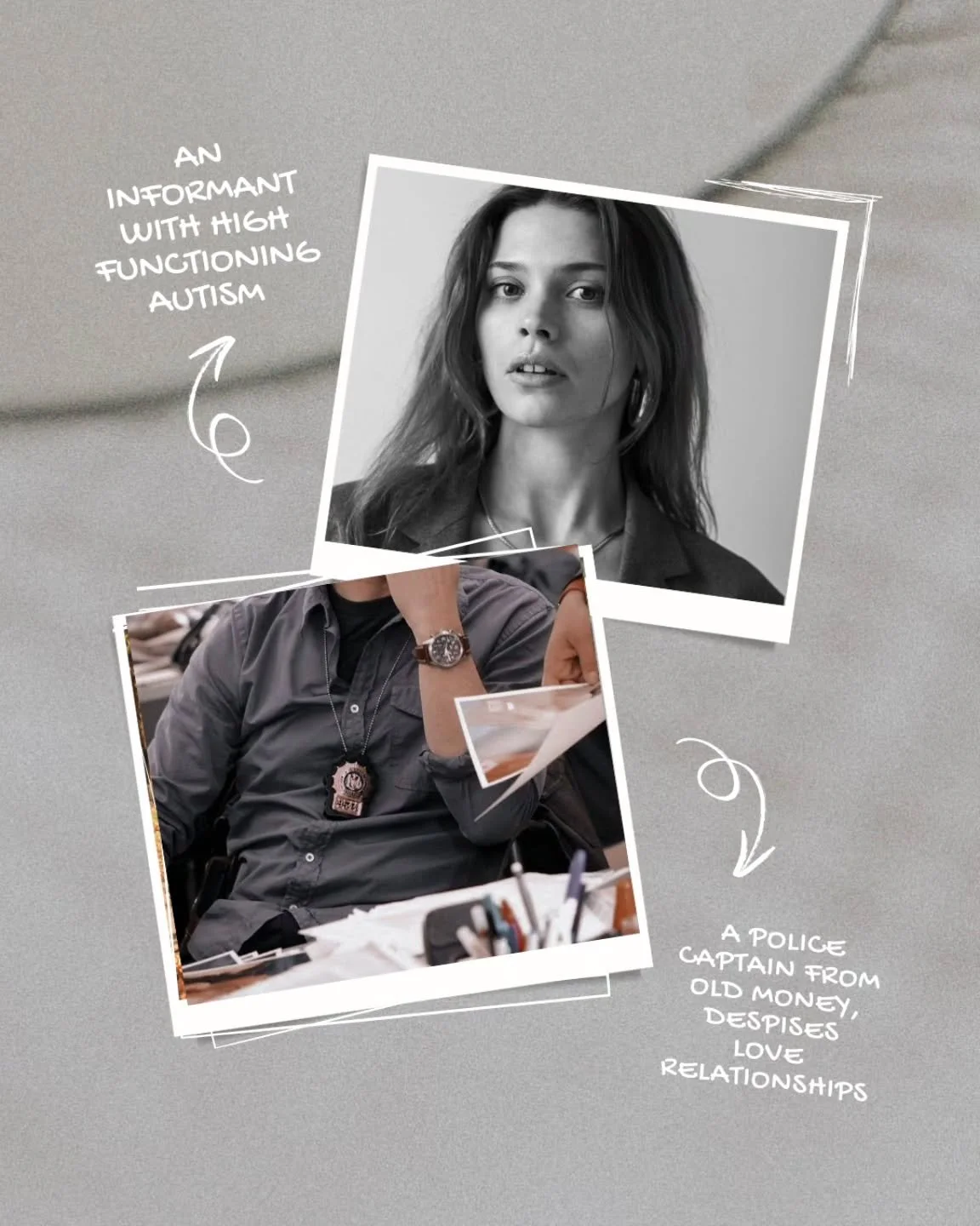 ✨️ what happens when an honest, straightforward, quirky, with high functioning autism informant walks into a room with a serious broody police captain to help solve a high stakes crime? ✨️

Any takers?! 

What could go wrong?

🍒 dramedy

🚓 mystery 