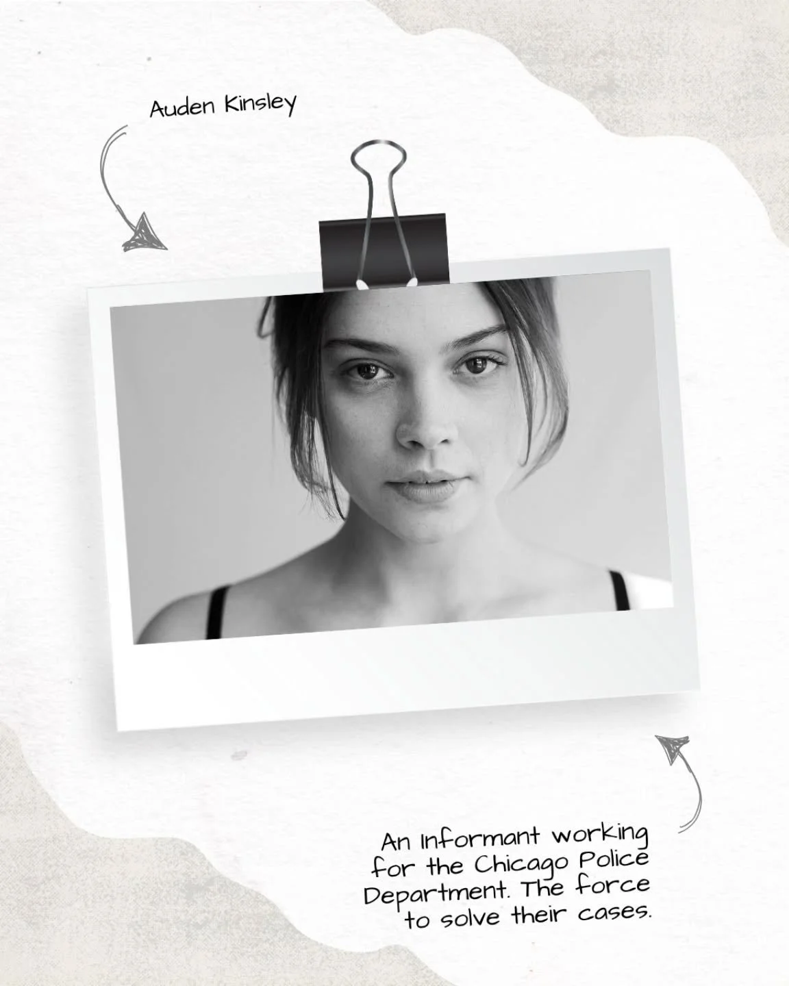 ✨️ Meet Auden Kinsley ✨️

an informant for the Chicago Police Department, who has high functioning autism, love puzzles, gets overly obsessed with things, and works alongside a broody police captain. Can her sunshine ways of life brighton up this Pol