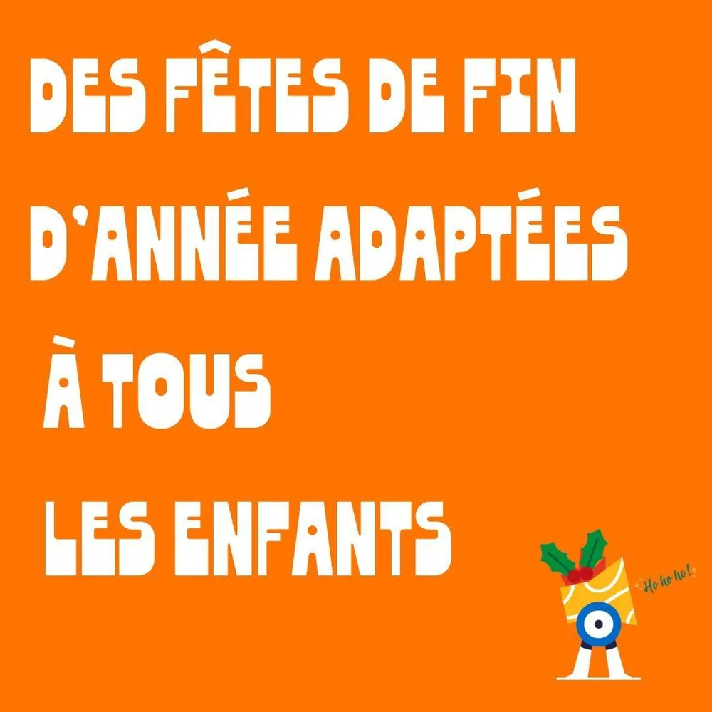 Des f&ecirc;tes magiques pour TOUS les enfants 💫⁣
⁣
🎄 Les f&ecirc;tes de fin d&rsquo;ann&eacute;e sont un moment de joie, mais elles peuvent aussi &ecirc;tre un d&eacute;fi pour nos enfants handicap&eacute;s. Entre les stimulations sensorielles, le