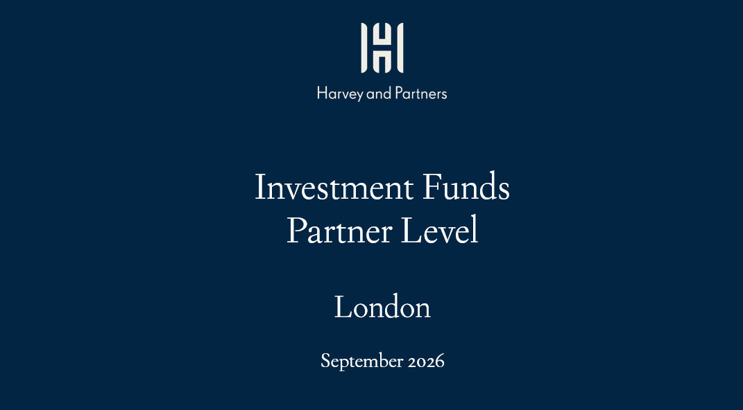 Investment Funds, Partner Level, London – 1 September 2026