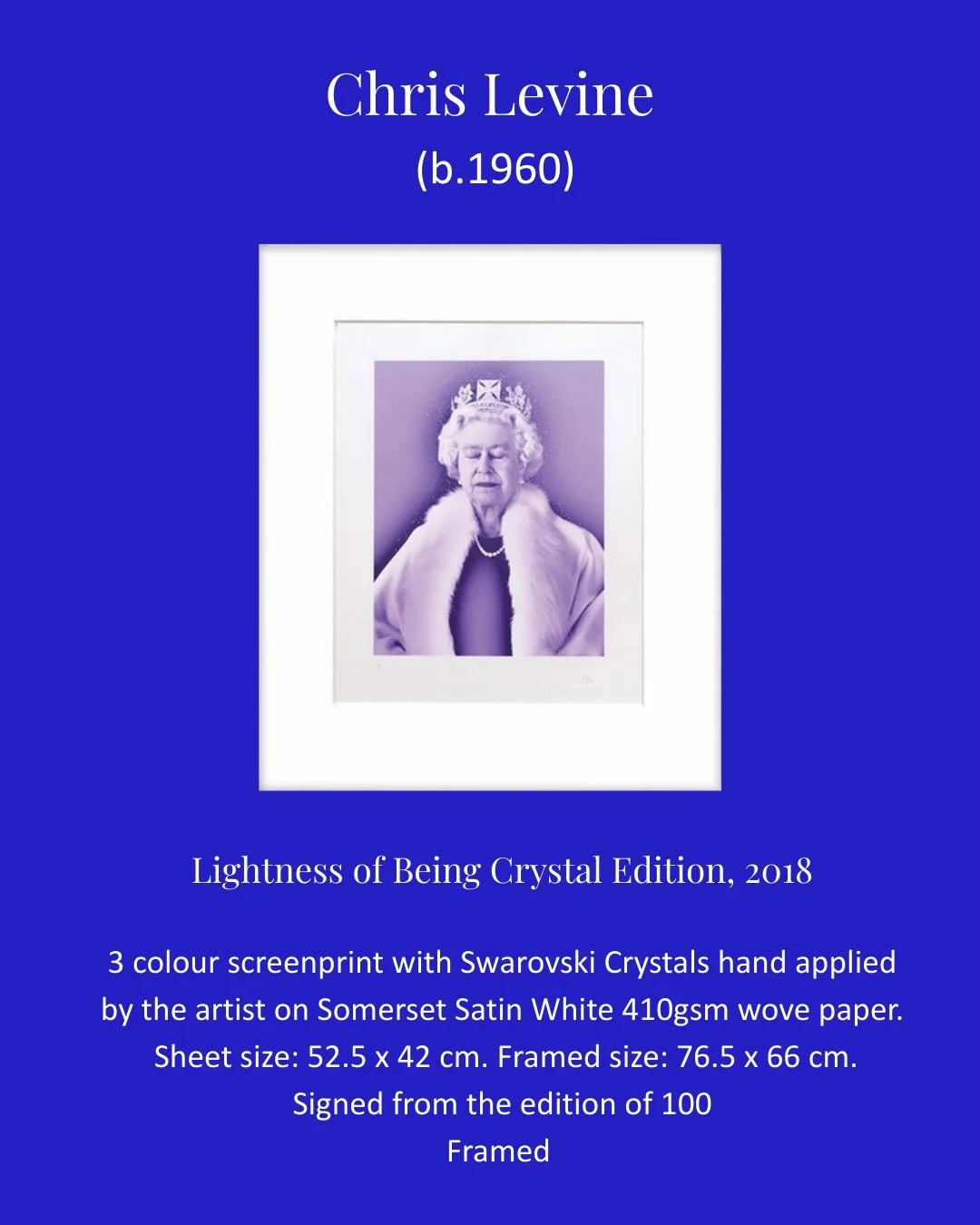 Chris Levine&rsquo;s Queen portraits are among the most iconic images of the late Queen, and with the new legal battle rearing its head and people calling it a &ldquo;garish glow-up,&rdquo; they&rsquo;re now more in demand than ever.

Get in touch fo