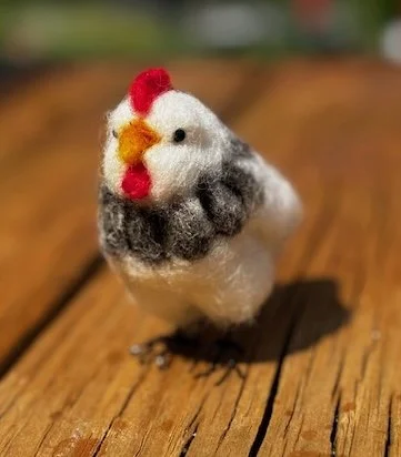 Needle Felted Chicken