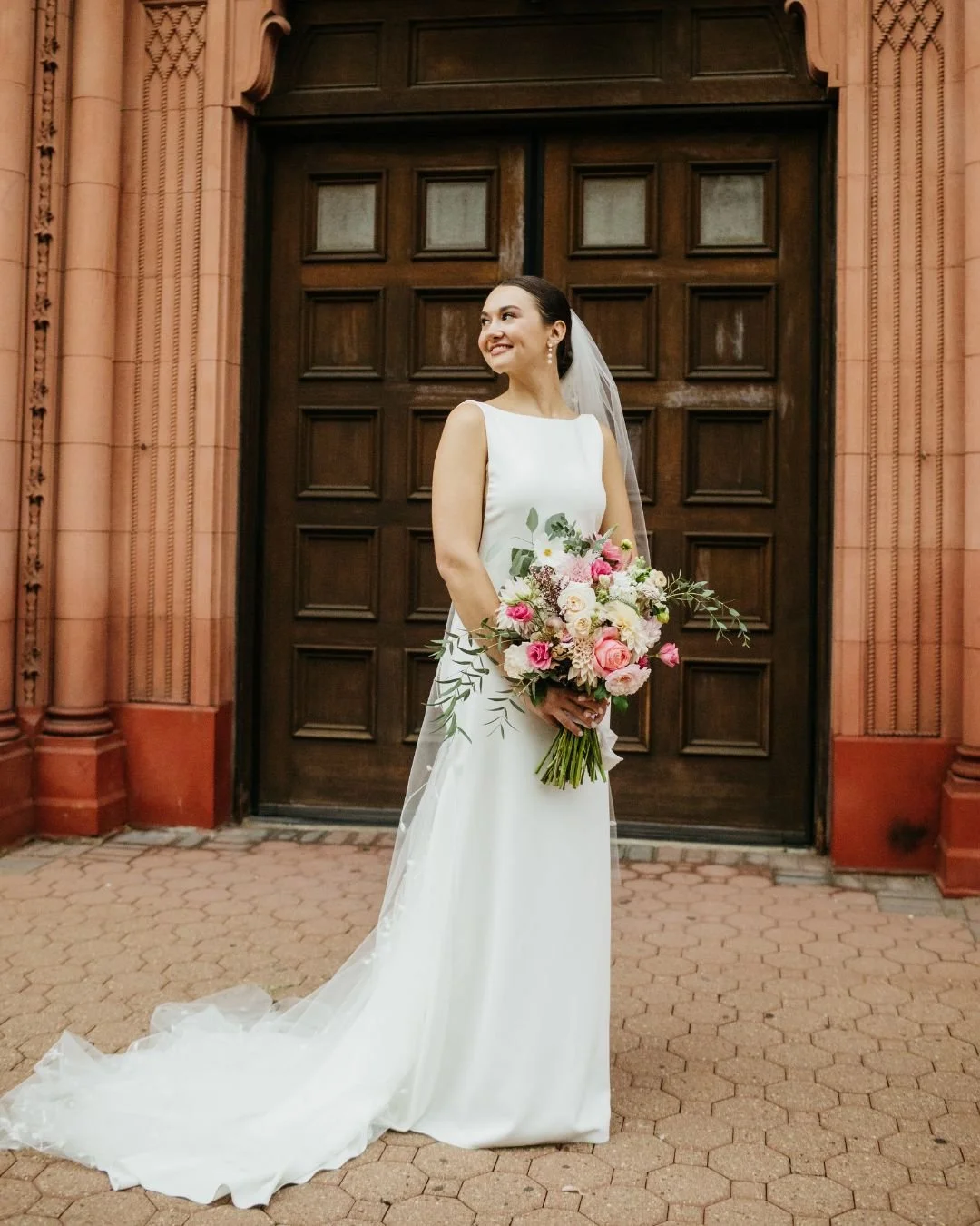 Simple. Sophisticated. And so very Maria. 

Attire: @anthropologieweddings
Hair &amp; Makeup: @_glamtogo_ 
Photographer: @ryanzarichnakphotography