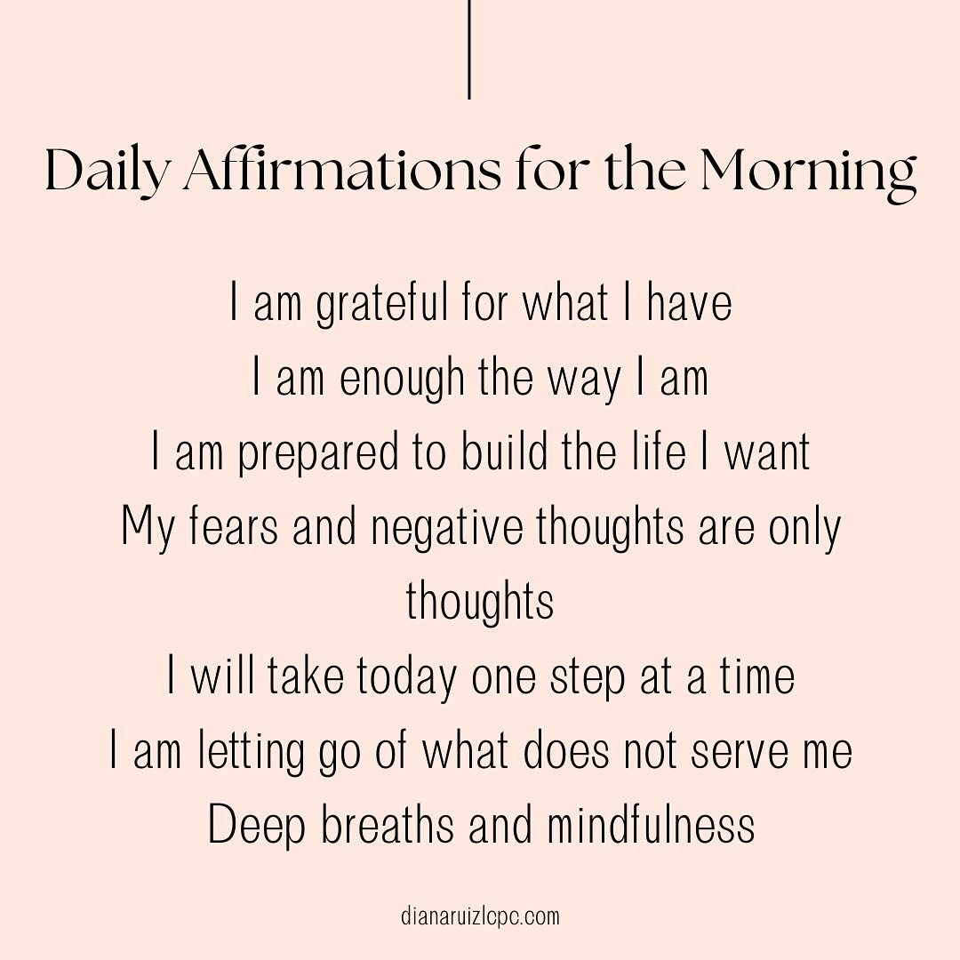 Enjoy these affirmations! Checkout my blog: How to write affirmations and coping statement for self -improvement 
Link in bio #mentalhealth #selflove #selfcare #anxiety #selfimprovement