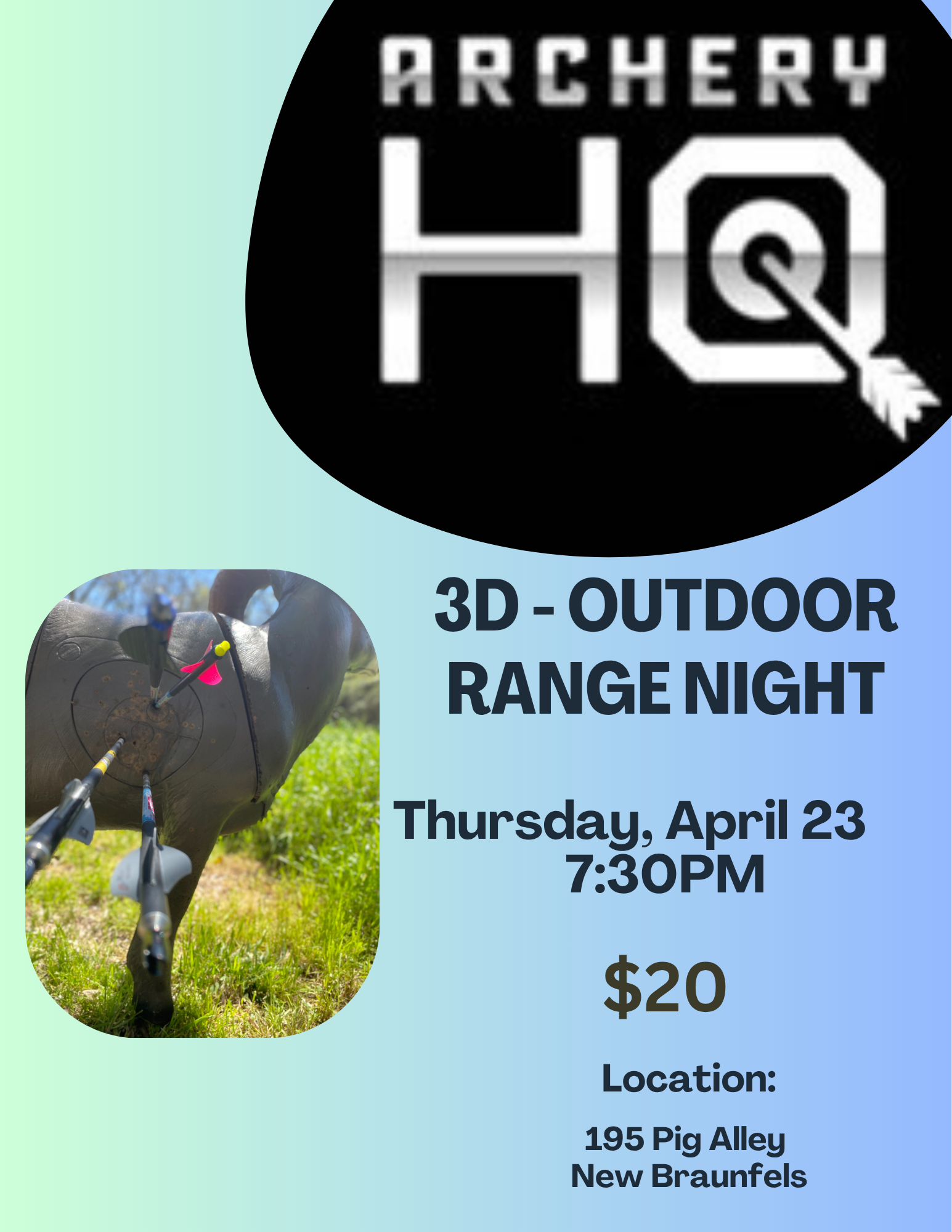 3D Outdoor Range League Night