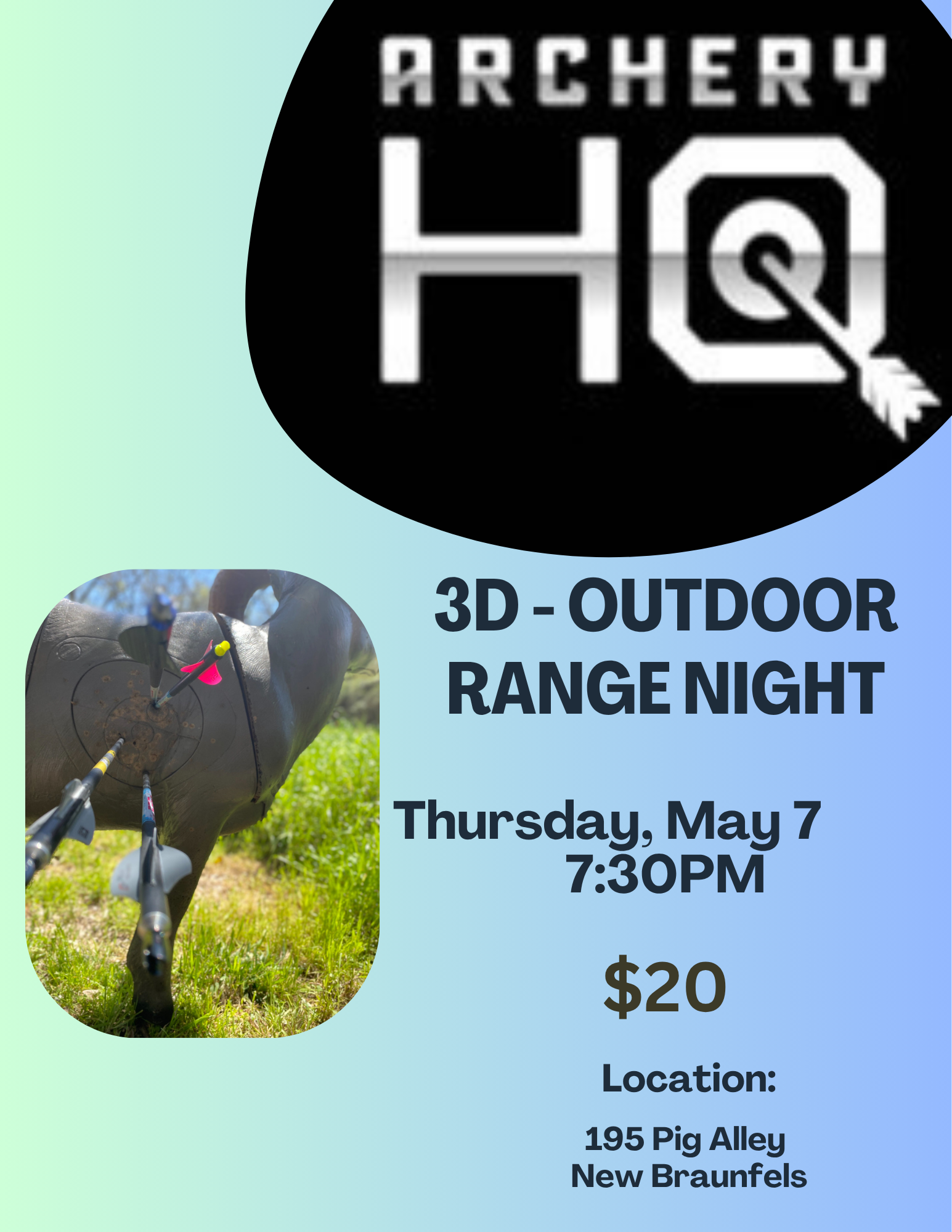 3D Outdoor Range League Night